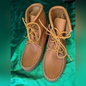 Men's leather footskins USA boots